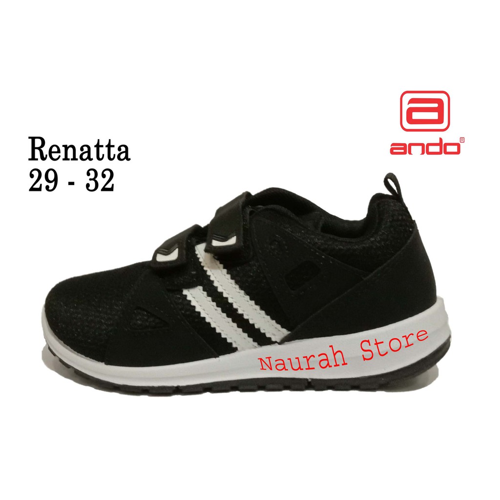 SEPATU ANAK ANDO RENATTA VELCRO ORIGINAL SNEAKERS MODEL BARU 2021