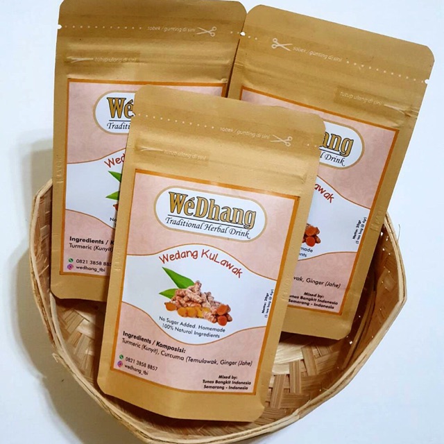 

Wedhang Temulawak Kunyit ( isi : 5 pcs )