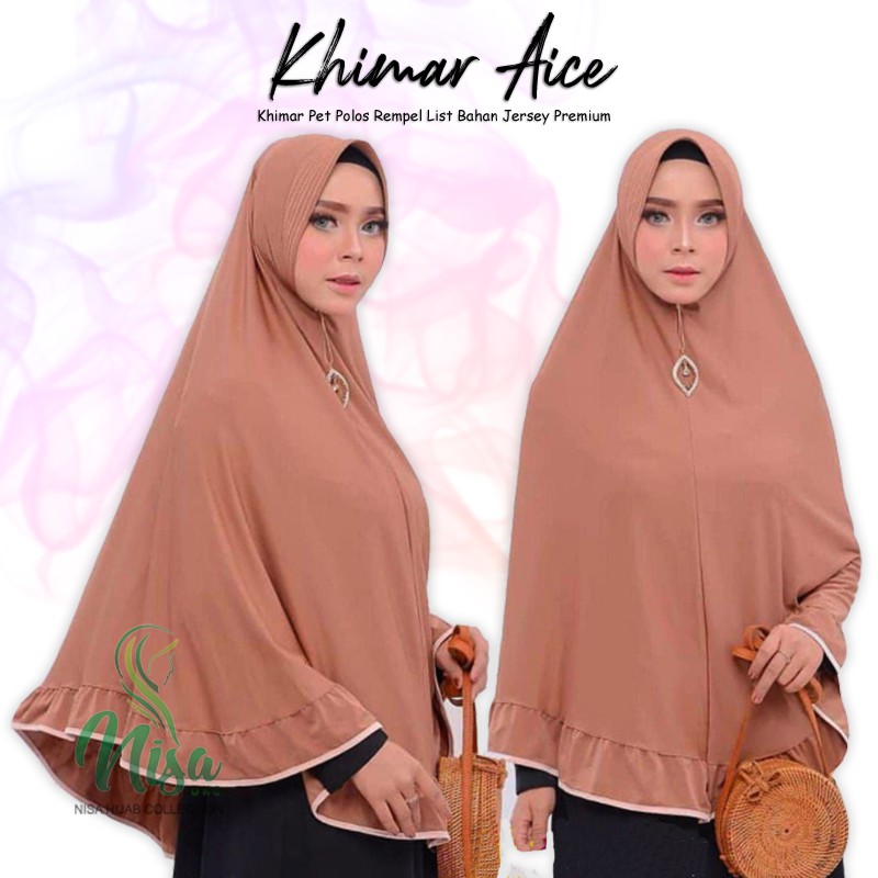 JILBAB Jumbo List Mariana Jersey Hijab Aice