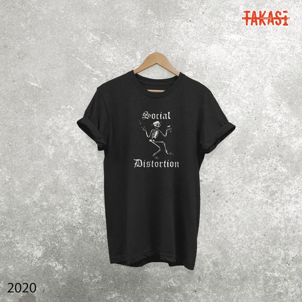 TSHIRT / KAOS BAND SOCIAL DISTORTION - LOGO / TSHIRT PRIA / KAOS PRIA / BRAND TAKASI