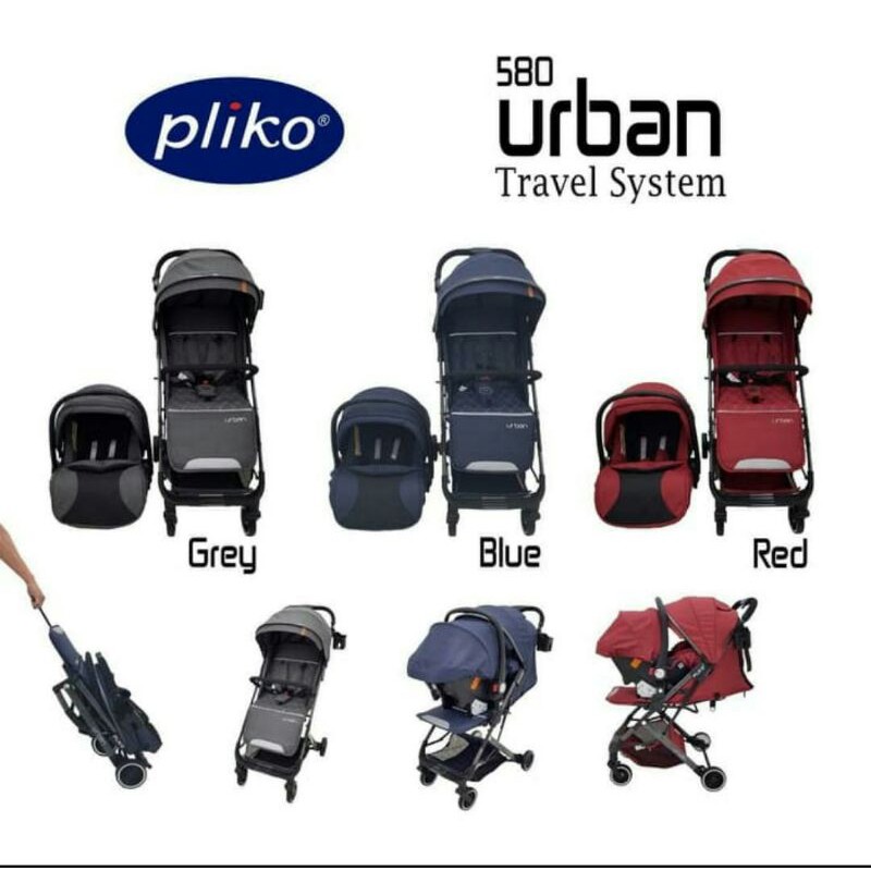 Jual Stroller Pliko Urban Travel System 