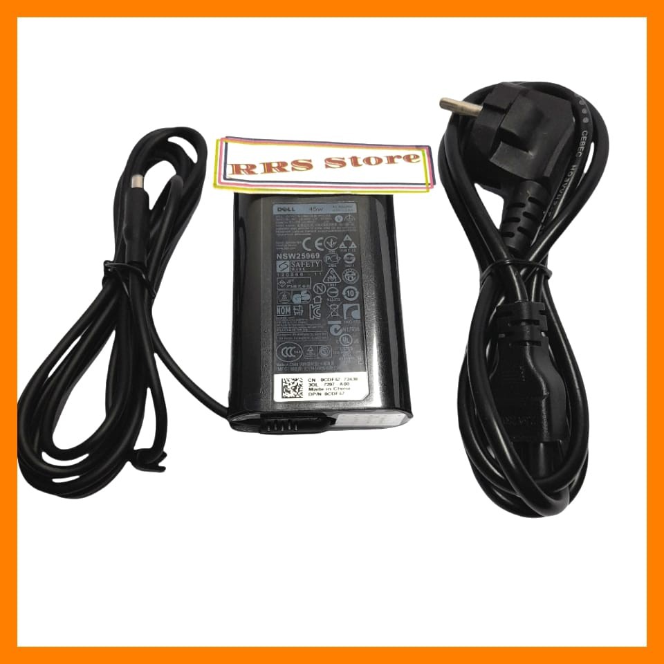 Adaptor Charger Power Supply for Dell 19.5V 2.31A 45W XPS 13 9350 LA45NM131 Ultrabook Dell Vostro 3458-3625 Dell XPS 13 Series Dell XPS 13D-4501 Dell Vostro 15-3000, Dell XPS 13 -0015SLV Dell XPS 13D-4508