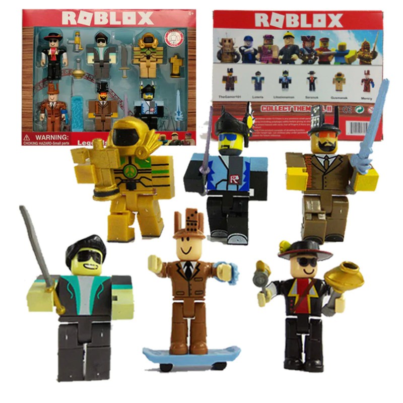 Mainan Action Original 6pcs Set Roblox Boys Figures Juguetes 2018 - 7cm roblox world 9 figure pack model children toys jugetes