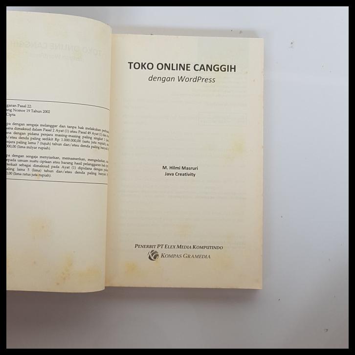 

Buku Toko Online Canggih Dengan Wordpress