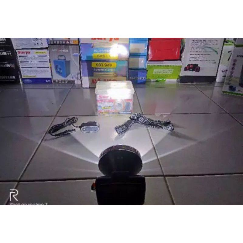 Senter kepala Selam SURYA 33 Watt Syh L335R white Water Resistant Senter Diving super terang Heandlamp terbaik