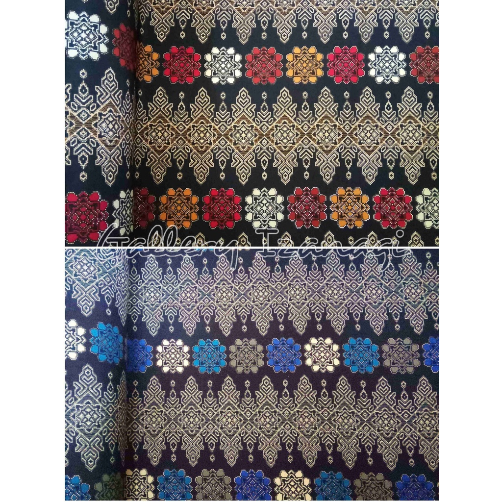 Kain Batik foil by Legenda Mas motif Songket