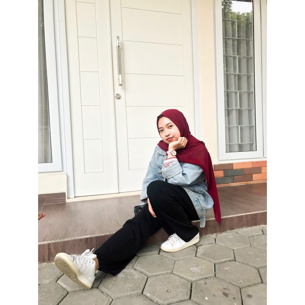 Jilbab Pashmina Ceruti Babydoll