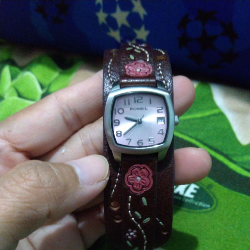 SOLD Jam Fossil mini Gaban Pingky preloved