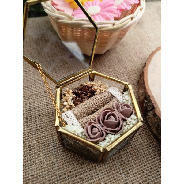 Termurah Ring Box Rustic Kotak Cincin Mahar rustic Mahar Pernikahan