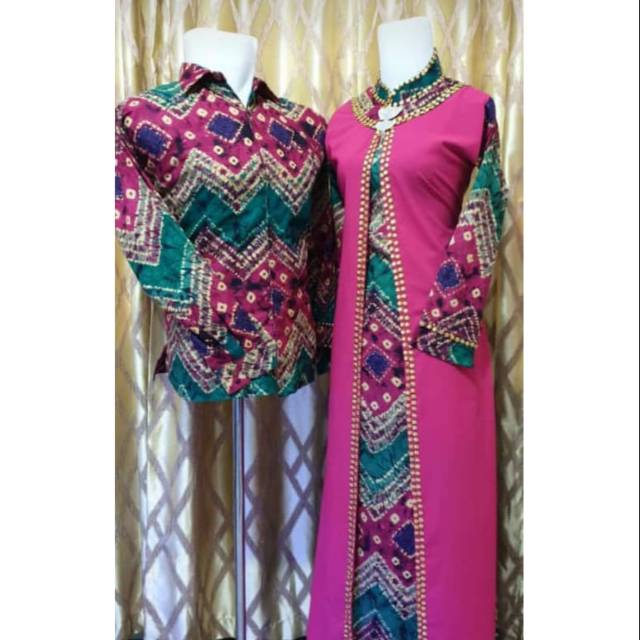 Couple 1 kluarga batik jumputan,,,