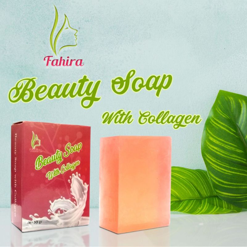 Fahira Beauty soap with collagen / sabun batang Super whitening BPOM
