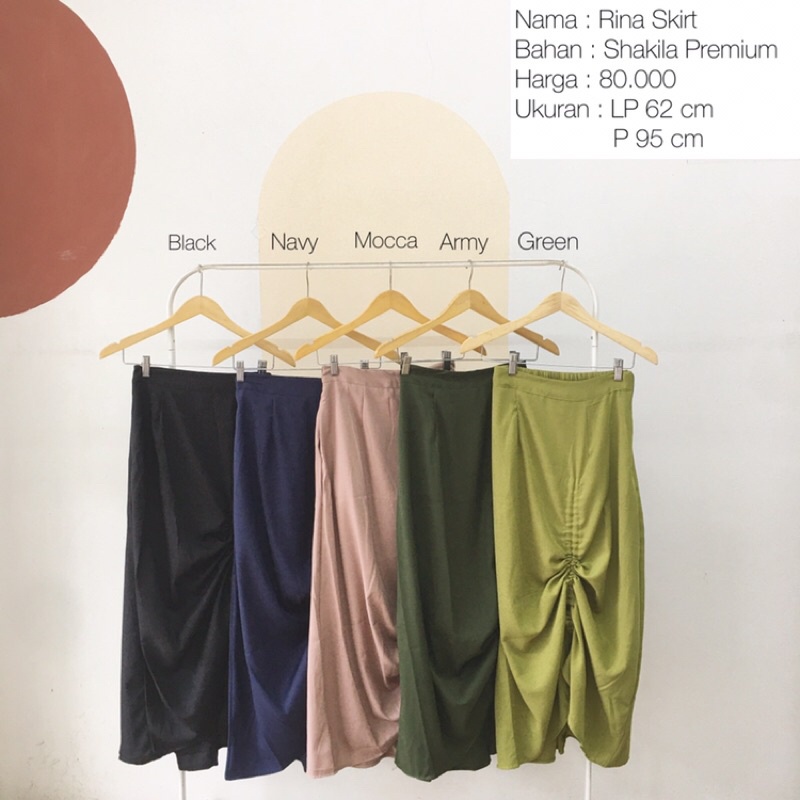 RINA SKIRT - Rok Panjang Wanita Fisy