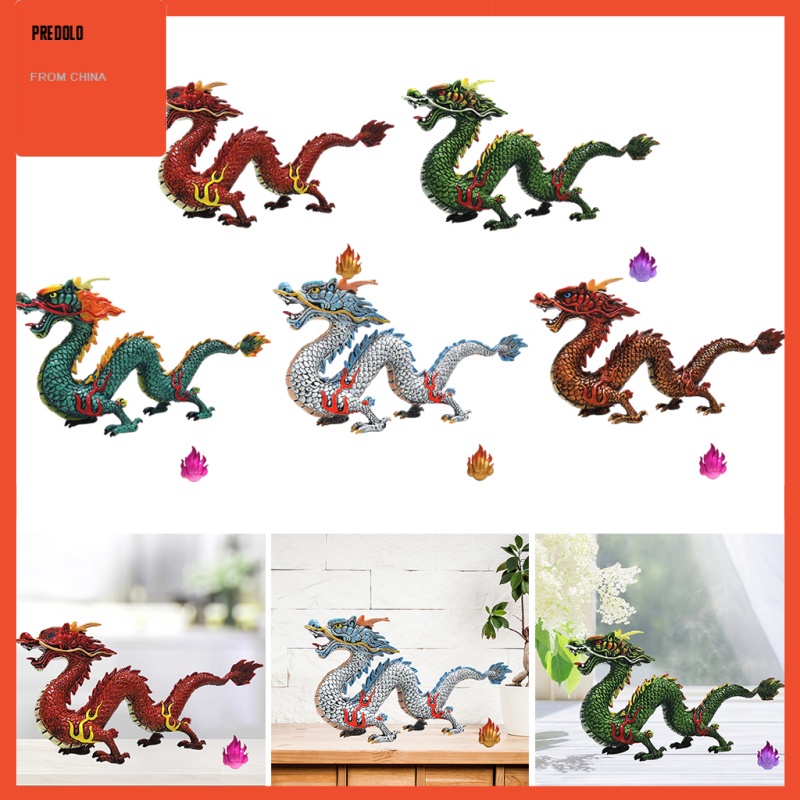 [In Stock] Dragon Figure Toy Solid Animal Model Mythical Beast Realistic Figurines