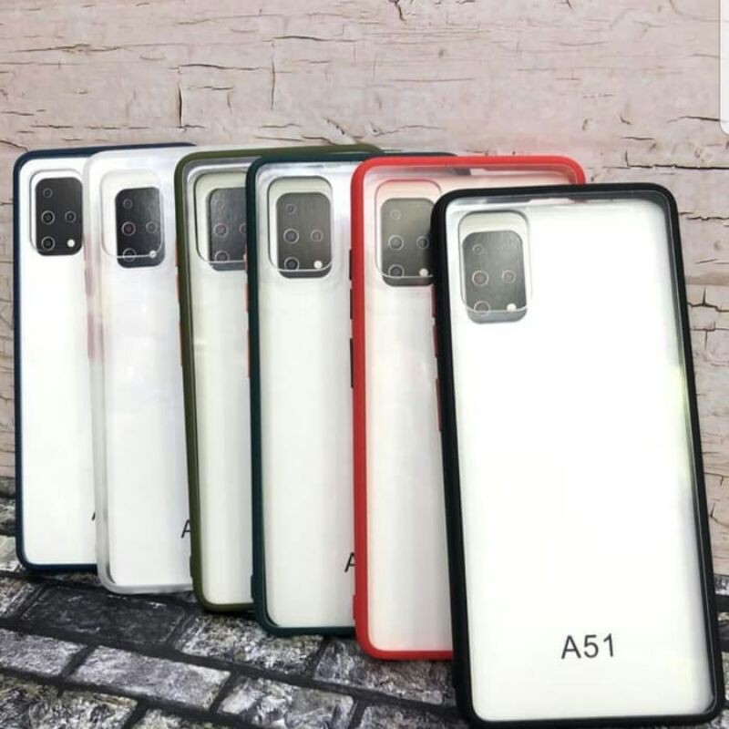 Soft Case Samsung M51 Case Matte Full Colour Hard Case Samsung M51