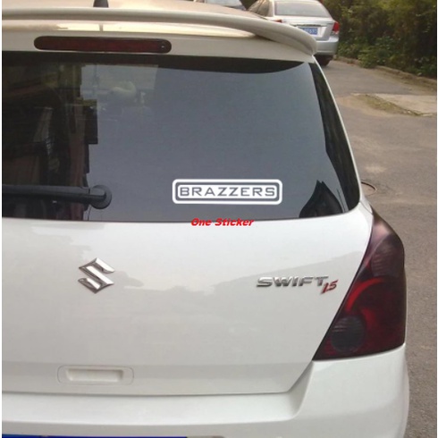 Ready Cutting Sticker Stiker Kaca Body Mobil BRAZZERS