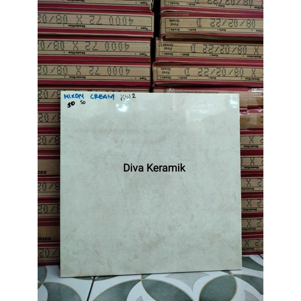 Keramik Lantai - Nixon Cream 40x40 KW 2