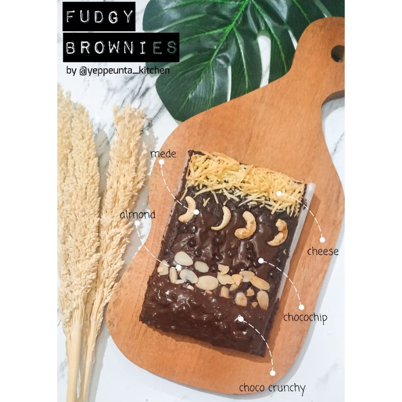 

PREMIUN FUDGY/MELTED BROWNIES | MEDIUM 22x10cm