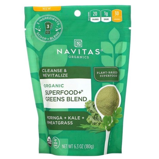 

Navitas Organics Superfood + Greens Blend Moringa + Kale + Wheatgrass