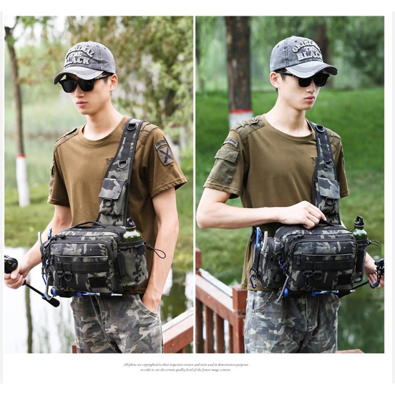 Multifunctional Fishing Bag Tas Mancing Serbaguna - X232G