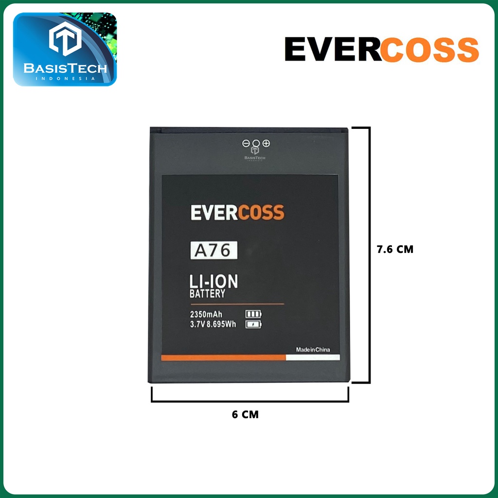 BATERAI EVERCOSS A76 WINNER Y - ORI99 BEST QUALITY