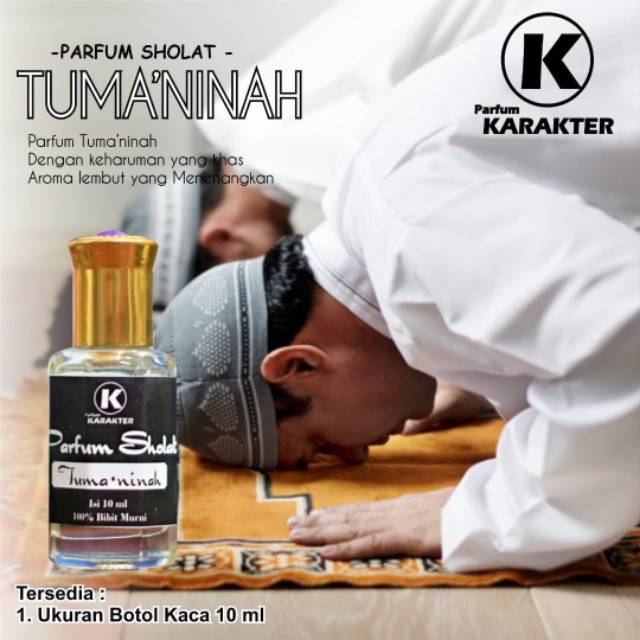 PARFUM SHOLAT AROMA TUMA'NINAH 10ML - ORIGINAL