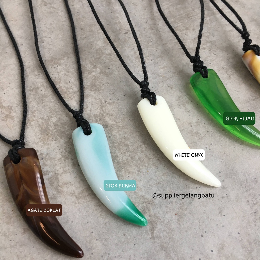 KALUNG GIOK TARING ADJUSTABLE NECKLACE ETNIK ANTI LUNTUR HARGA GROSIR