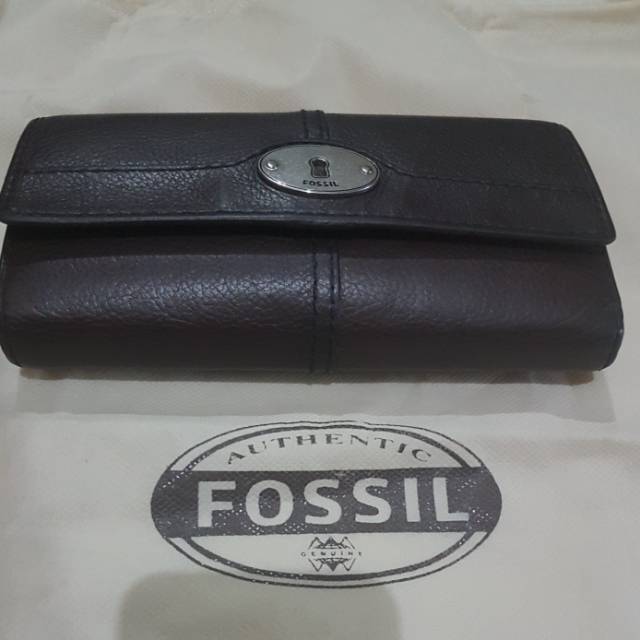 SOLD  Dompet fossil marlow espresso