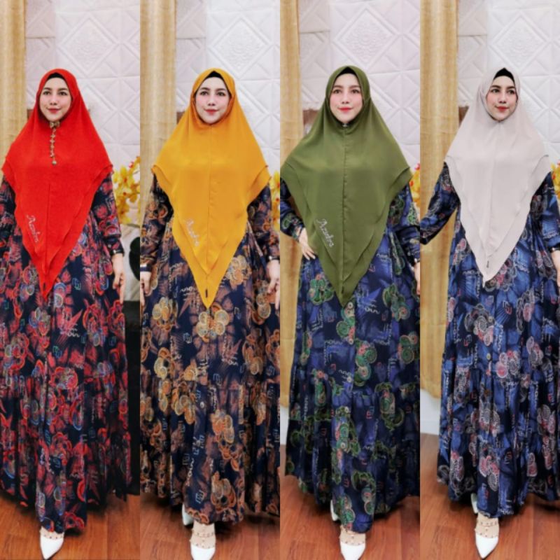 ALIKA SET SYARI BY AZZAHRA (READY)
