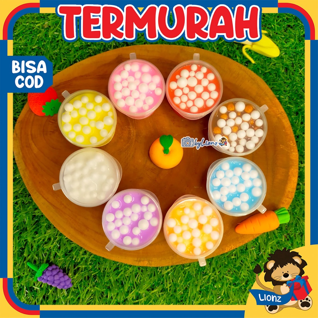 Slime tofu mini with floam no label harga reseller