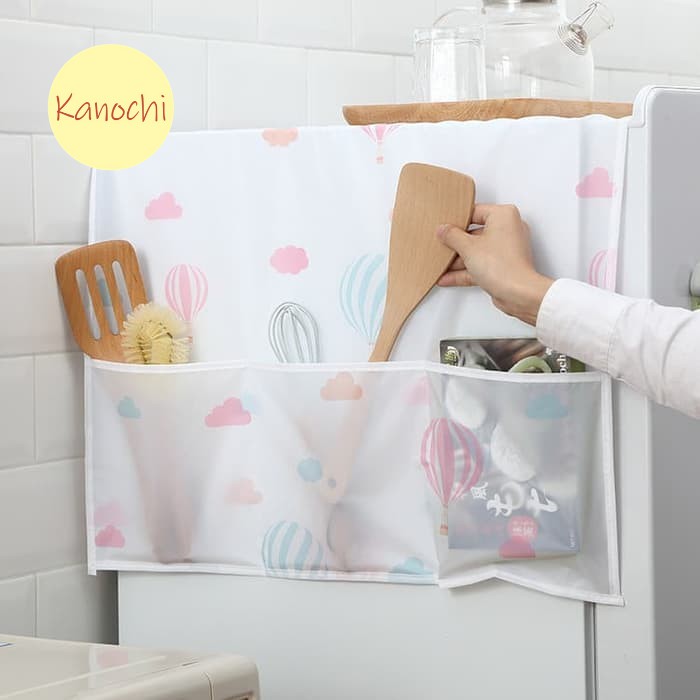 Taplak Kulkas Mesin Cuci Penutup Sarung Cover Alas Kantong Storage AC