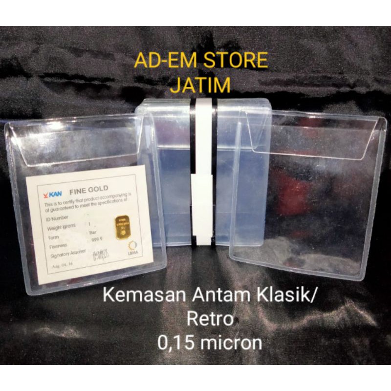 

Plastik Kemasan Antam Klasik / Retro