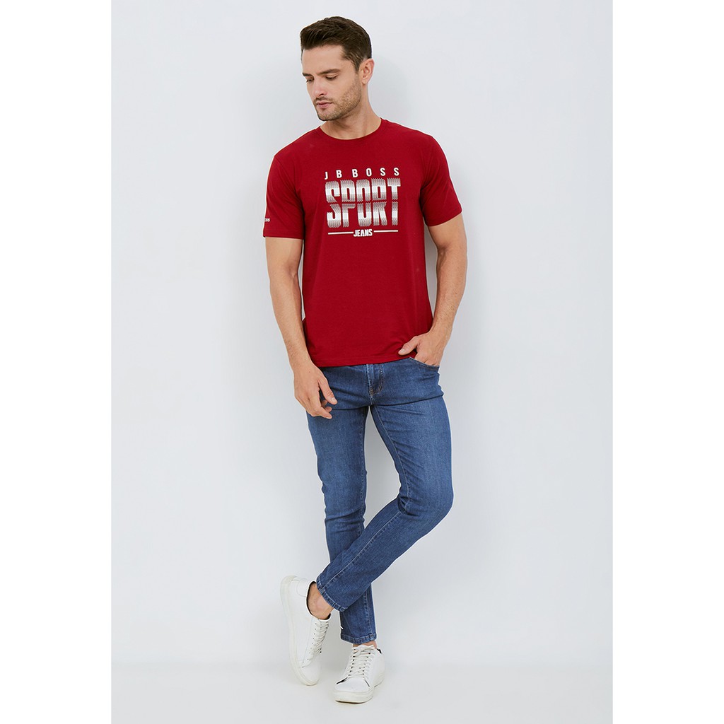 JBBoss Kaos Jersey Cotton 360 (Maroon) / Ramayana Jatinegara