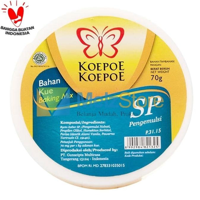 

Koepoe SP Bahan Kue Pengemulsi Baking Mix 70gr