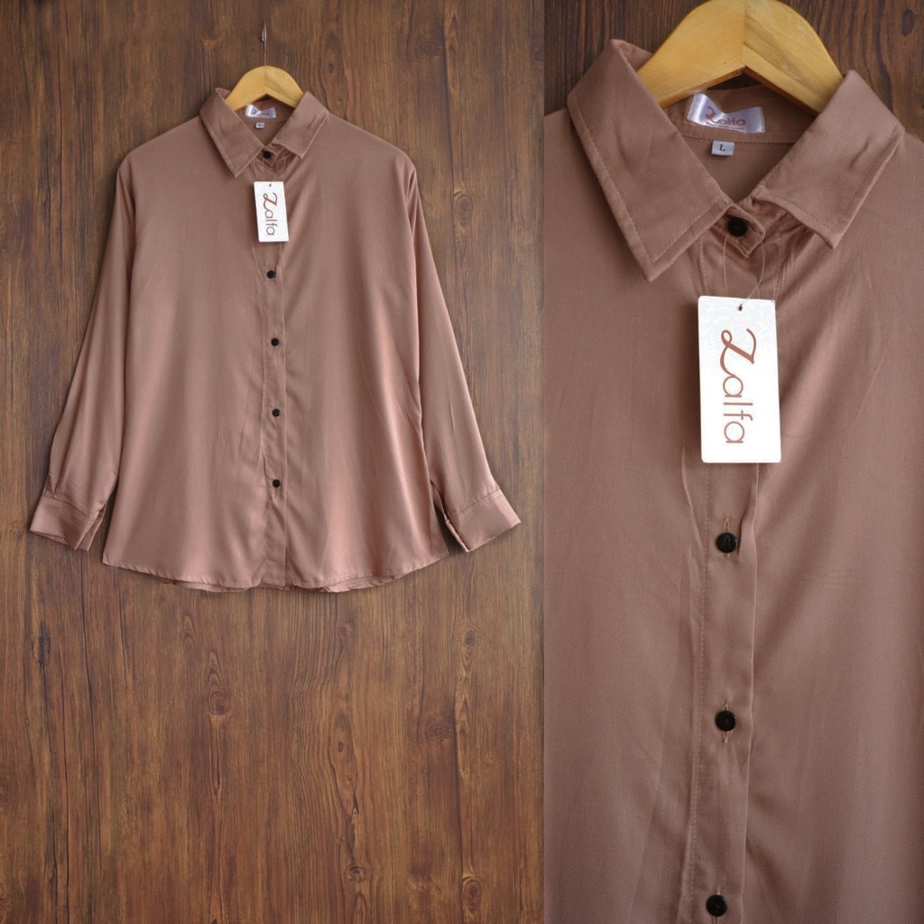 BASIC rayon kemeja by ZALFA OUTFIT-Milo