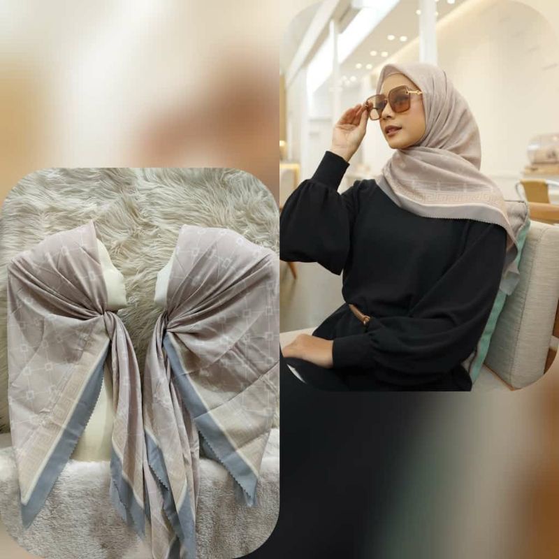 hijab segiempat motif like louisaluna