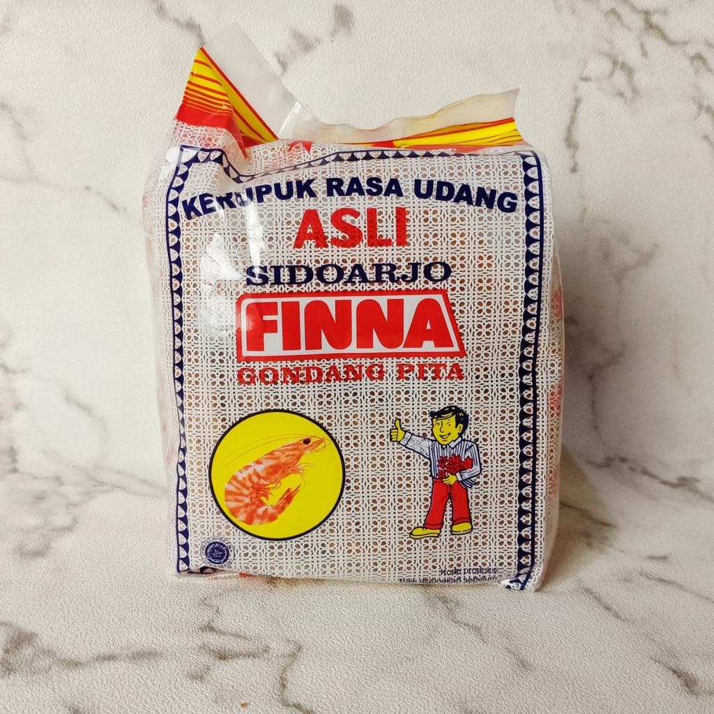 Jual FINNA KERUPUK UDANG GONDANG PITA 500 GR | Shopee Indonesia