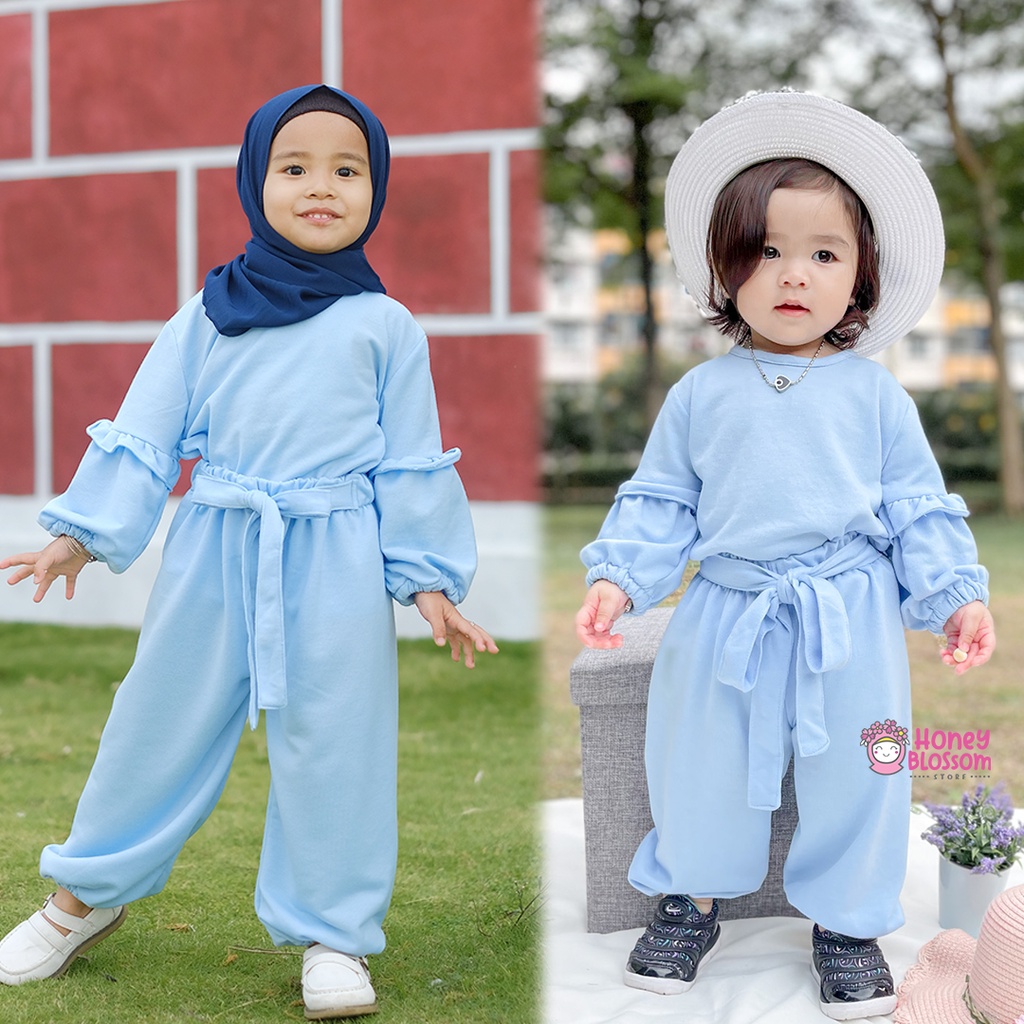 Alika Series Vol.3 One Set Anak Perempuan / Baju Muslim Anak / Baju Muslim Anak Perempuan 1-5 Thn Babyterry Premium