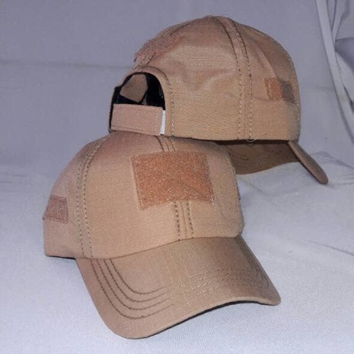 TOPI TACTICAL / VELCRO - ARMY / MILITER / OUTDOOR / TENTARA