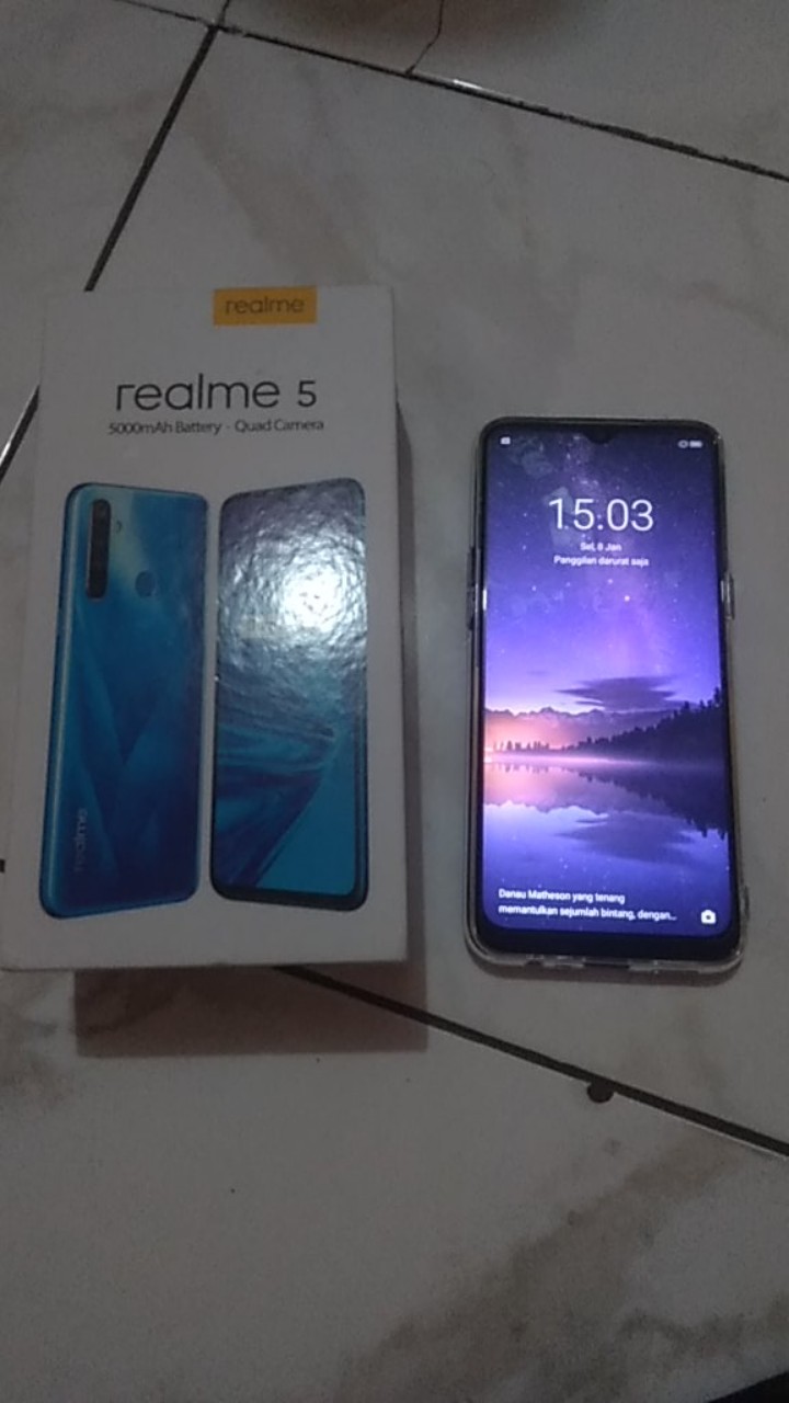 HP REALME 5 3/32 GB - REALMI 5 RAM 3GB ROM 32GB GARANSI