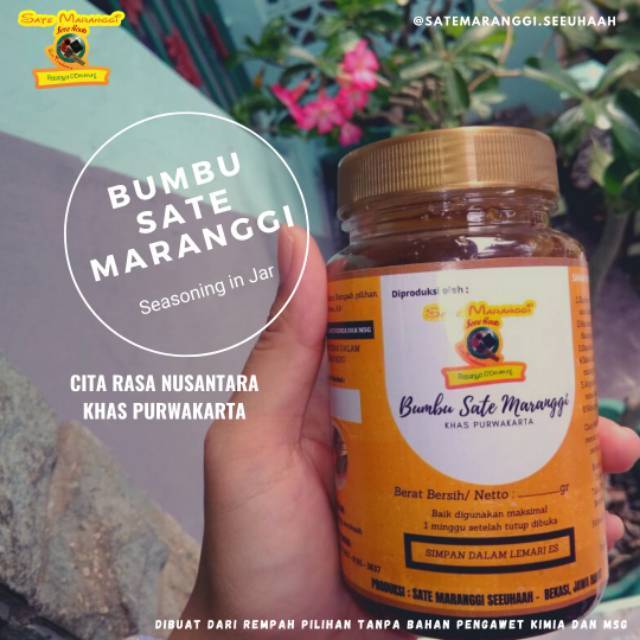 

Bumbu Sate Maranggi kemasan jar 300 gram