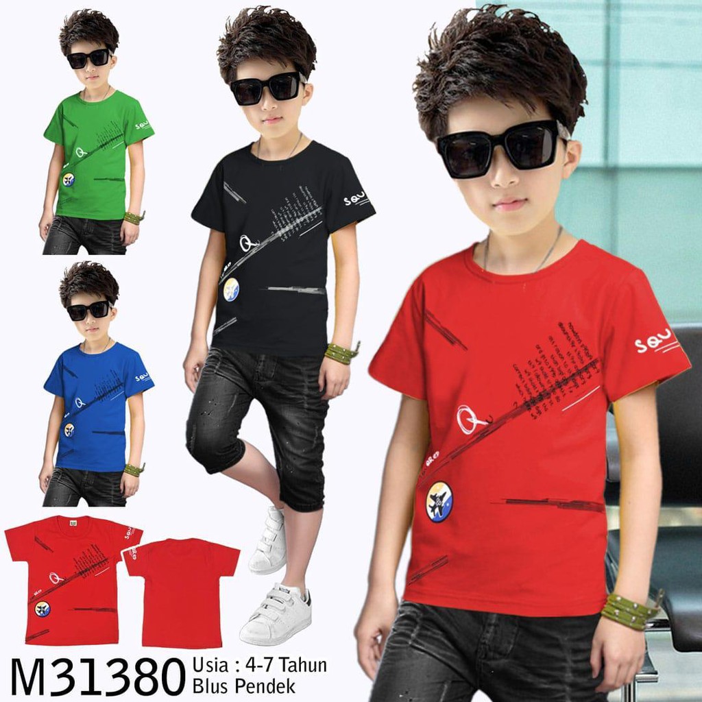  KAOS  ANAK  IMPORT  COWOK MERK  ANBEIHU ORIGINAL MURAH LIMITED 