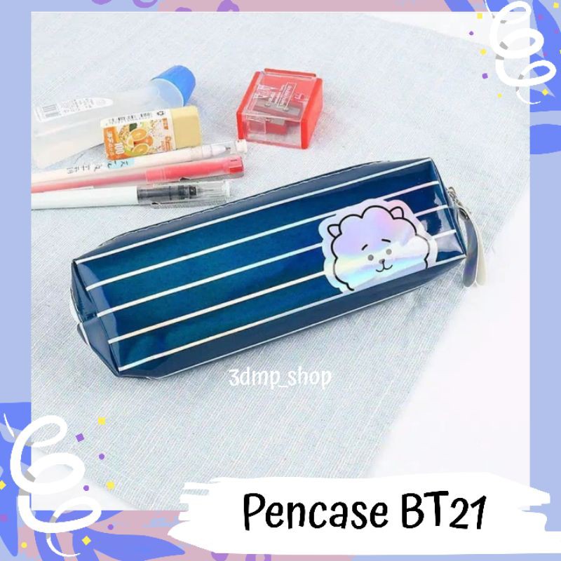 Pencase Pensilcase Pencilcsse Kotak Tempat Pensil BT21 Tata Rj Cooky Chimmy Mang Koya