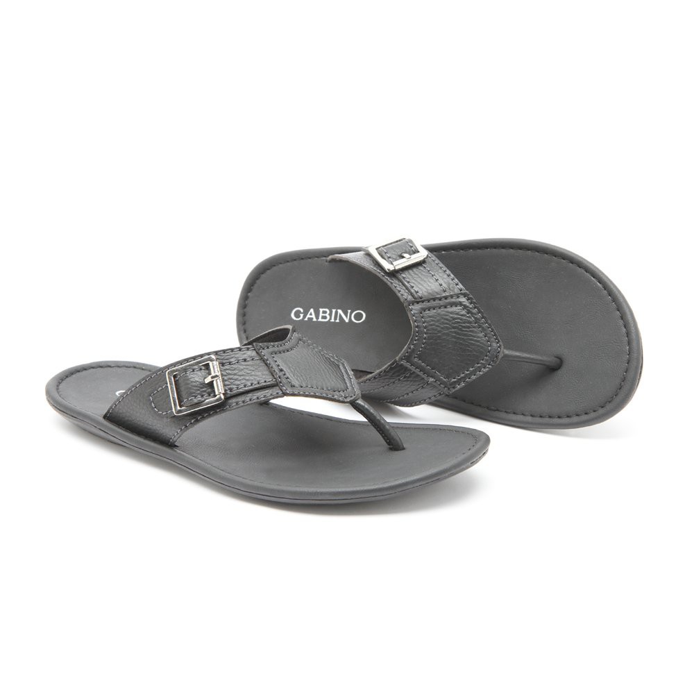 PROMO Sandal Pria Gabino Leon Black DISKON