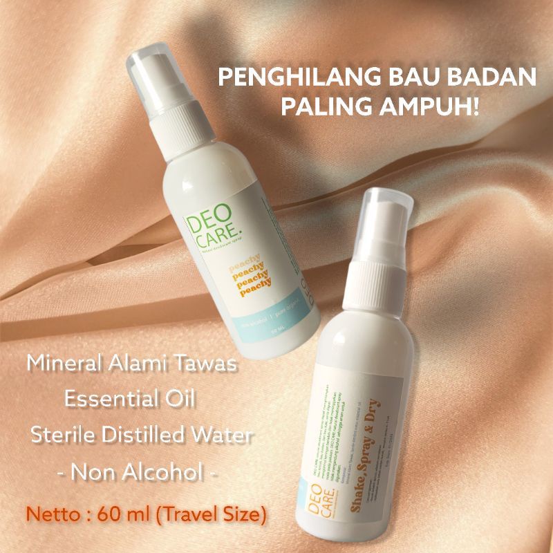 Deo Care Deodorant Spray Tawas 5 Varian Aroma Murah Original