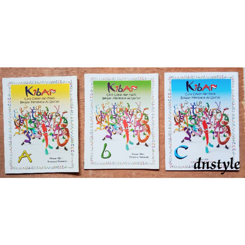 

Buku KIBAR/jilid (cara cepat dan fasih belajar membaca Alquran