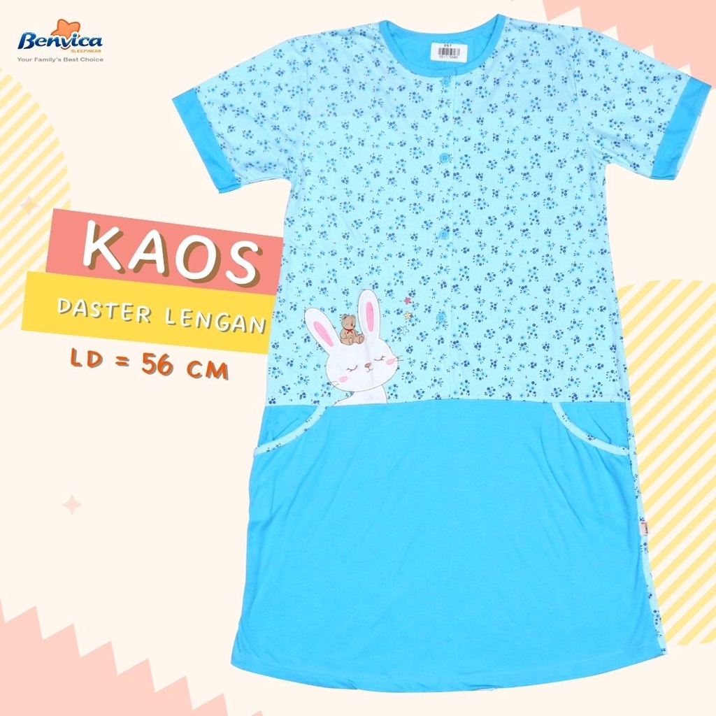 BAJU TIDUR DASTER LENGAN REMAJA DAN DEWASA KAOS ADEM MURAH BANYAK MOTIF AMRO