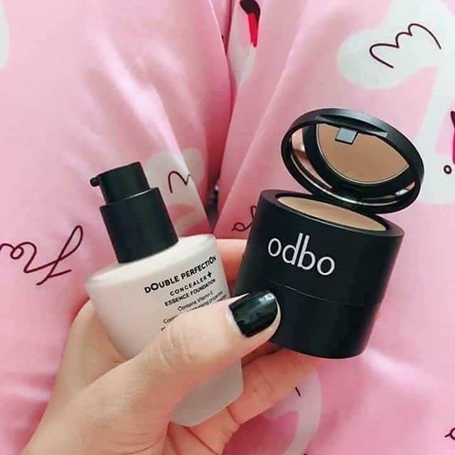 ODBO Double Perfection Concealer + Essence Foundation #OD418 Thailand / Cosmetic Product Coverage