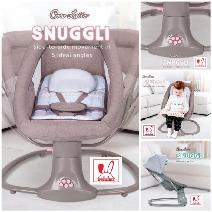 Makassar ! Cocolatte Snuggli 2.0 Premier Tom &amp; Jerry Swing Ayunan Bayi Elektrik / Bouncer Swing