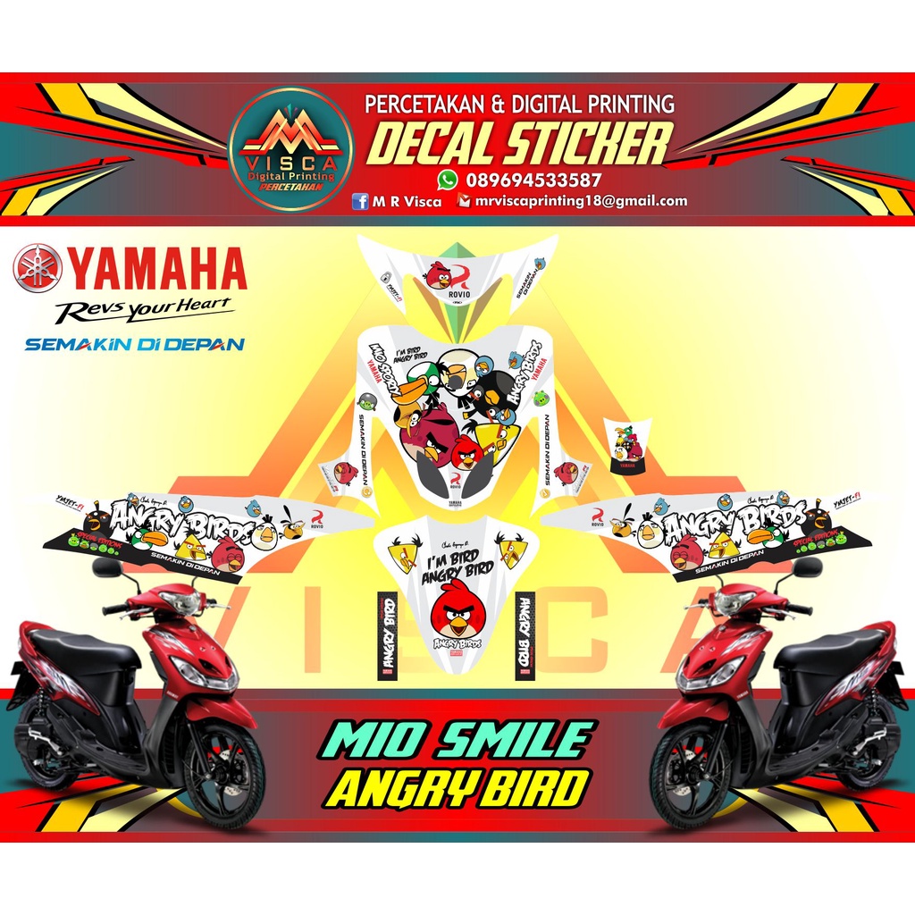 DECAL MIO SMILE STICKER FULLBODY DECAL MIO SMILE FULLBODY