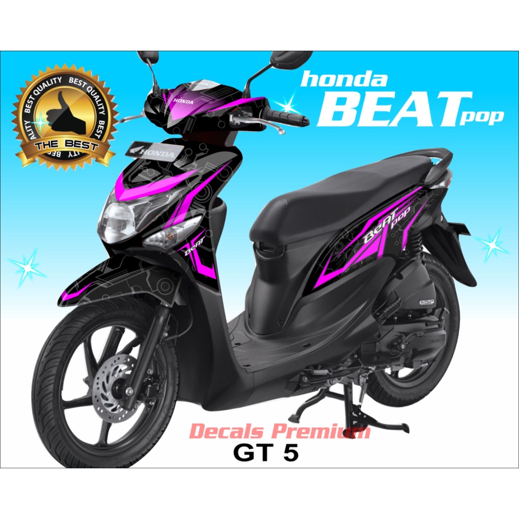 DECAL BEAT POP STICKER FULL BODY BEAT POP VARIASI , MOTIF GRAFIS